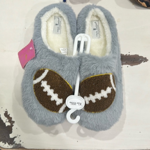 SIMPLY SOUTHERN WOMEN'S FOOTBALL BUNNY SLIPPERS NWT - Picture 3 of 8